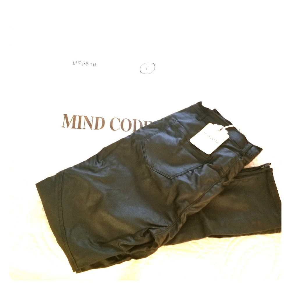 Faux Leather Pants